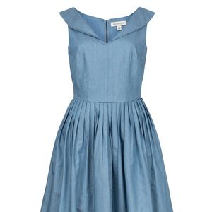 ModCloth Emily & Fin Lulu Tencel Dress Size L